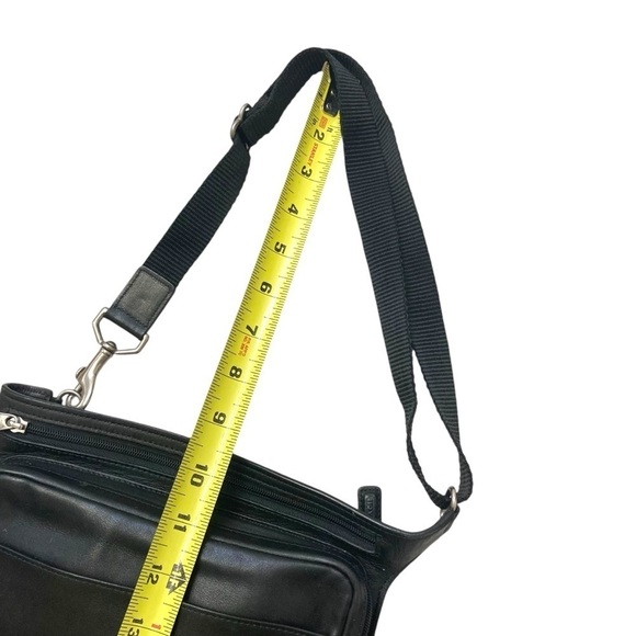 Coach vintage black leather Fanny pack bag - Picture 2 of 12